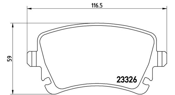 MAGNETI MARELLI Комплект тормозных колодок, дисковый тормоз 363700485064